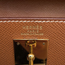 Load image into Gallery viewer, HERMES Kelly Retourne Gold Courchevel Size 32
