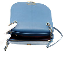 将图像加载到图库查看器中，CHANEL Coco Curve Chain Shoulder Bag BlueA93460 Calf Leather
