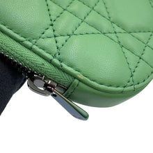 Load image into Gallery viewer, Dior Cannage Shoulder Phone Pouch Jade GreenS08724NEE_M69H Lambskin
