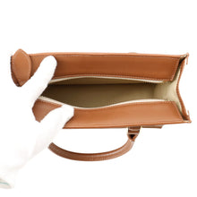 Load image into Gallery viewer, MORABITO Morabito Voyage 2WAY Handbag Ivory/Brown Canvas Leather
