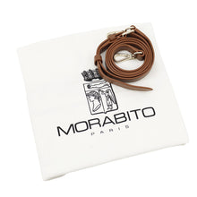 Load image into Gallery viewer, MORABITO Morabito Voyage 2WAY Handbag Ivory/Brown Canvas Leather
