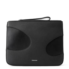 Load image into Gallery viewer, Ferragamo Clutch Bag Black241285 764030 Leather
