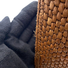 将图像加载到图库查看器中，LOEWE Font Tote 2WAY Snafujita Collaboration Brown Raffia Size Small
