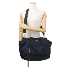 Load image into Gallery viewer, PRADA 2-way baby bag Navy1BG102 Nylon
