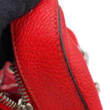 将图像加载到图库查看器中，PRADA Perforated Chain Handbag Red1BB017 Leather
