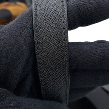将图像加载到图库查看器中，PRADA Leopard Backpack Black/Brown1BZ811 Nylon Leather

