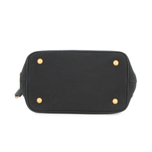 将图像加载到图库查看器中，PRADA Jacquard Logo 2-Way Handbag Black1BA172_UCW_F0002 Canvas Leather
