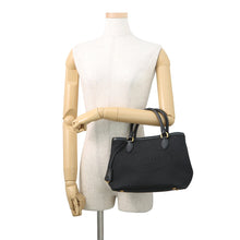 将图像加载到图库查看器中，PRADA Jacquard Logo 2-Way Handbag Black1BA172_UCW_F0002 Canvas Leather
