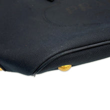 将图像加载到图库查看器中，PRADA Jacquard Logo 2-Way Handbag Black1BA172_UCW_F0002 Canvas Leather
