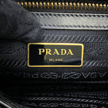 将图像加载到图库查看器中，PRADA Jacquard Logo 2-Way Handbag Black1BA172_UCW_F0002 Canvas Leather
