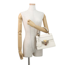 Load image into Gallery viewer, GUCCI Queen Margaret 2-Way Handbag Ivory476541 Leather
