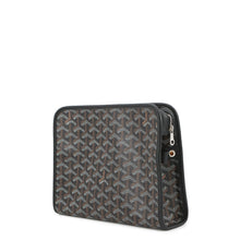 Load image into Gallery viewer, GOYARD JUBANS Pouch Clutch Bag BlackJOUVENMMLTY01CL01P PVC Leather Size MM
