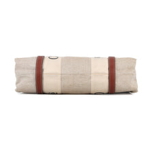 Load image into Gallery viewer, Chloe Woody Tote Bag White/BrownCHC22AS383I2690U Canvas Calf Leather
