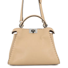 将图像加载到图库查看器中，FENDI Peekaboo Selleria Essentially Beige8BN302 AZTV Leather Size Mini
