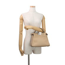 将图像加载到图库查看器中，FENDI Peekaboo Selleria Essentially Beige8BN302 AZTV Leather Size Mini
