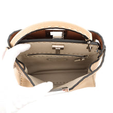 将图像加载到图库查看器中，FENDI Peekaboo Selleria Essentially Beige8BN302 AZTV Leather Size Mini
