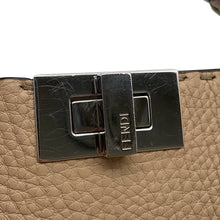 将图像加载到图库查看器中，FENDI Peekaboo Selleria Essentially Beige8BN302 AZTV Leather Size Mini
