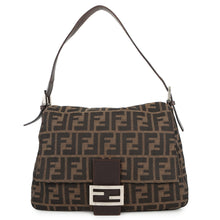将图像加载到图库查看器中，FENDI Zucca mamma bucket Brown26325 Canvas
