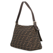 将图像加载到图库查看器中，FENDI Zucca mamma bucket Brown26325 Canvas
