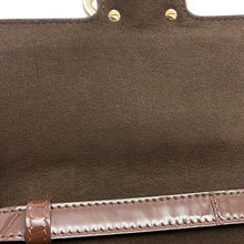 将图像加载到图库查看器中，FENDI Calligraphy Shoulder Bag Brown8BT317 A5AU Patent Leather
