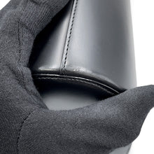 将图像加载到图库查看器中，BURBERRY Nova Check Shoulder Bag Black Leather Canvas
