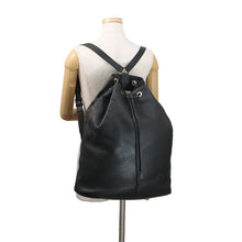将图像加载到图库查看器中，GUCCI Soho Drawstring BagBackpack Black368587 493075 Leather
