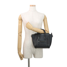 Load image into Gallery viewer, CELINE Luggage Black168243 Leather Size Nano
