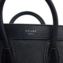 Load image into Gallery viewer, CELINE Luggage Black168243 Leather Size Nano

