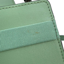 将图像加载到图库查看器中，Ferragamo Vala ribbon 2wayChainShoulder Bag Light Green21I282 Leather
