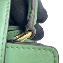 将图像加载到图库查看器中，Ferragamo Vala ribbon 2wayChainShoulder Bag Light Green21I282 Leather
