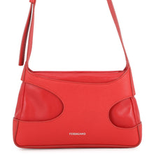 Load image into Gallery viewer, Ferragamo Cut-out Shoulder Bag Red214956 Leather

