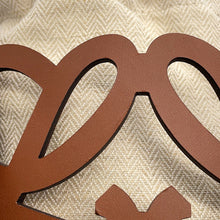Load image into Gallery viewer, LOEWE Anagram Cutout Shoulder Bag BrownC922Y62X07 Leather Canvas
