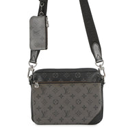 LOUIS VUITTON Trio Messenger NoirM69443 Monogram Eclipse Monogram Eclipse Reverse