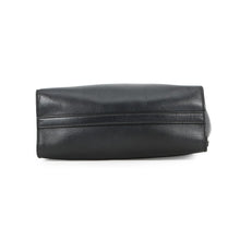 Load image into Gallery viewer, PRADA Embossed Triangle 2-Way Tote Black1BG382 Leather
