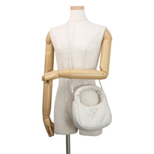 Load image into Gallery viewer, PRADA Nappa Handbag White1BA384 Leather

