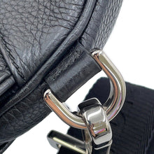 将图像加载到图库查看器中，Dior Saddle Crossbody Bag Black Leather
