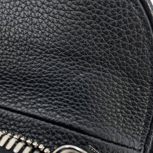 将图像加载到图库查看器中，Dior Saddle Crossbody Bag Black Leather
