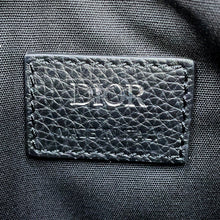 将图像加载到图库查看器中，Dior Saddle Crossbody Bag Black Leather
