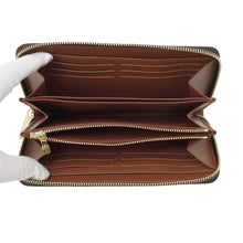 将图像加载到图库查看器中，LOUIS VUITTON Zippy Wallet BrownM42616 Monogram
