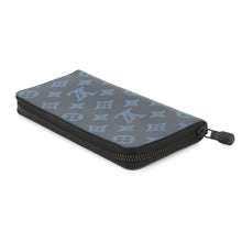 将图像加载到图库查看器中，LOUIS VUITTON Zippy wallet Vertical NavyM80423 Monogram Shadow
