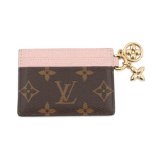 将图像加载到图库查看器中，LOUIS VUITTON Card Case Porto Carte LV Bag Charm Rose BallerineM82739 Monogram
