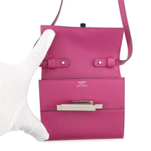 Load image into Gallery viewer, HERMES Cinetic To-Go Rose Purple Chevre Myzore Goatskin
