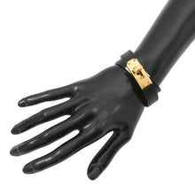 Load image into Gallery viewer, HERMES Kelly Bracelet Size S Black Swift Leather
