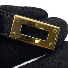 Load image into Gallery viewer, HERMES Kelly Bracelet Size S Black Swift Leather
