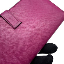 Load image into Gallery viewer, HERMES Beansufla Rose Purple Epsom
