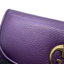 Load image into Gallery viewer, GUCCI Continental wallet Purple245739 496085 Leather
