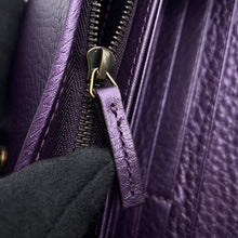 Load image into Gallery viewer, GUCCI Continental wallet Purple245739 496085 Leather
