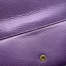 Load image into Gallery viewer, GUCCI Continental wallet Purple245739 496085 Leather
