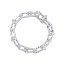 Load image into Gallery viewer, TIFFANY&amp;Co. Hardware Large Link Bracelet Size Large SV925
