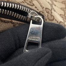 将图像加载到图库查看器中，GUCCI GG Canvas Backpack Beige/Brown449906 493075 GG Canvas Leather
